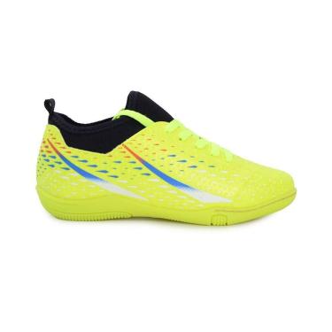 Imagem de Chuteira Infantil Masculina Molekinho Futsal Amarelo - 28083-Masculino