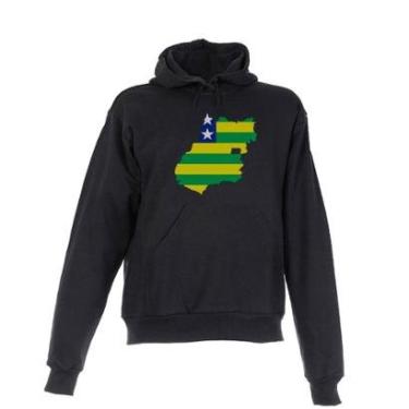 Imagem de Blusa De Frio Moletom Estado Goias Infantil Juvenil-Unissex