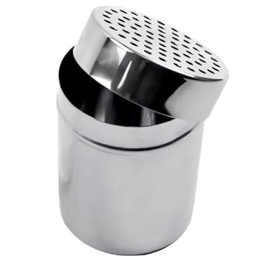 Imagem de Porta Queijo Ralado em Aço Inox Queijeira Design Moderno 7X9