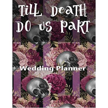 Imagem de Till Death Do Us Part Wedding Planner: For Skull Loving Brides Purple Stripe