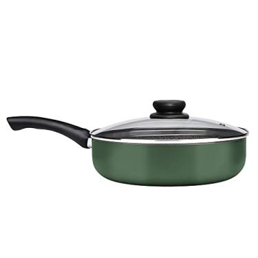 Imagem de Panelux FRIGIDEIRA FUNDA ALUMINIO 22CM ANTIADERENTE C/TAMPA ST PRA/VERDE MAXIMUM