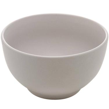 Imagem de Bowl Lyor de Cerâmica Cronus Bege 680ml Cumbuca Tigela para Saladas Sobremesas Sopas