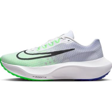 Imagem de Nike Tênis masculino Zoom Fly 5, Branco preto verde Strike Racer azul, 46