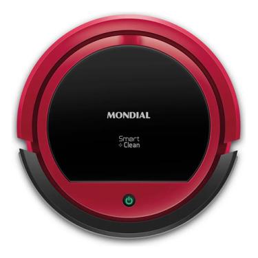 Imagem de Aspirador Robô Mondial Rb-07 12v Vermelho Com Hepa 1800mah RB-07