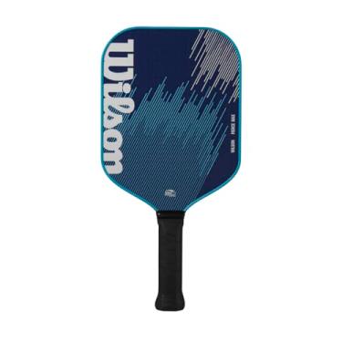 Imagem de Wilson Raquete de padel Fierce Max 13 Pickleball, raquete completa de pickleball para jogadores iniciantes e avançados, fibra de vidro, para homens e mulheres, azul