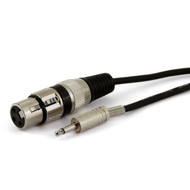 Imagem de Cabo P2 Mono Para Xlr Femea - 4 Metros