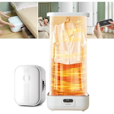 Imagem de Máquina de passar roupa 900w, secador doméstico, passar roupa automática a vapor, remoção de odores, temporizador de 180 minutos (três níveis), remoção de rugas/desodorização/secagem