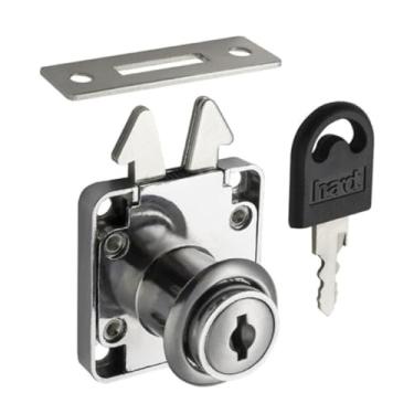 Imagem de Fechadura Embutir para Móveis Porta De Correr 19X22 mm Cromado