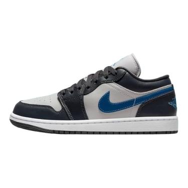 Imagem de Nike Tênis feminino Air Jordan 1 Low, Azul industrial antracite, 38
