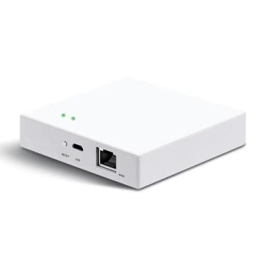 Imagem de JXQXHCFS Smart Home Tuya ZigBee Gateway Hub Bridge com interface de rede Smart Life App dispositivos de controle remoto até 256 Mesh-Tuya Zigbee Hub