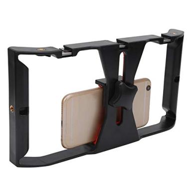 Imagem de Suporte Portátil de Gaiola, Suporte de Plástico Anticorrosão para Celular, Vídeo Fotográfico para Telefone Inteligente