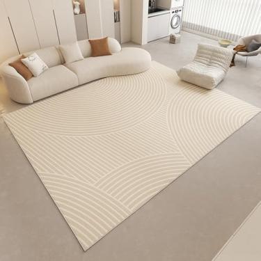 Imagem de Tapete Listras Geométricas Decoração de Sala de Estar Tapetes Decoração de Quarto Tapete de Chão Tapete de Sala Tamanho Grande, Flanela 8.200 x 250 cm 78,7 x 98 pol.