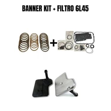 Imagem de Banner kit com filtro do câmbio automático 6l45 - TRANSNATION