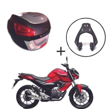 Imagem de Baú Bauleto 29L + Sup. Baú Superior (fiber Force)  Fz15 23+ - AWA, pra