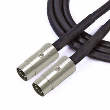 Imagem de Cabo MIDI 0,30mm Conectores DIN 5 Polos Mod AC33 1 Metro - Santo Angel