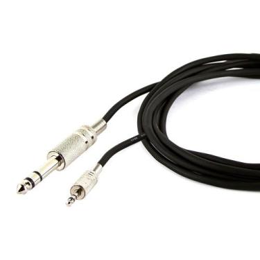 Imagem de Cabo P2 para P10, Estereo Metal - 3 Metros - CIRILO CABOS