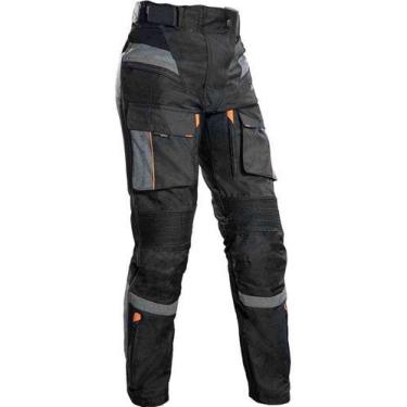 Imagem de Calça Feminina Motociclista Texx Armor Lady Impermeavel, M, LARANJA