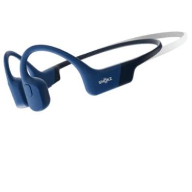 Imagem de Fone de Condução Óssea Shokz OpenRun mini Azul