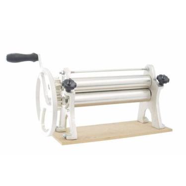 Imagem de Cilindro De Massas Manual 40 Cm Rolo Para Alimentos - picelli