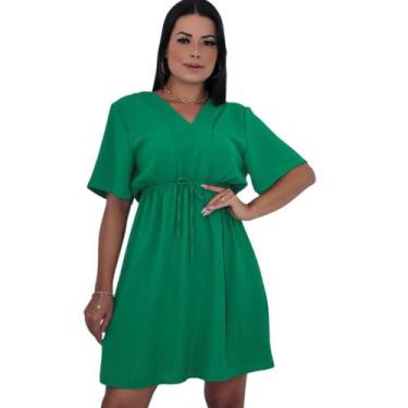 Imagem de Vestido Soltinho Midi Decote Elegante Primavera Verão Duna - Fabi Shop