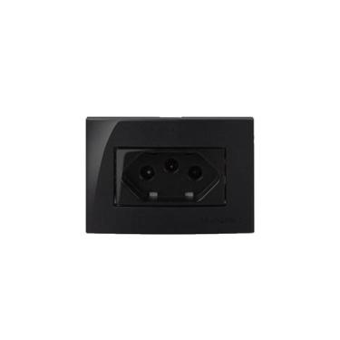 Imagem de Tomada 20A para Móvel Preta Ebony Margirius, Preto
