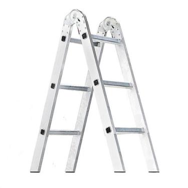 Imagem de Escada Em Alumínio 6 Degraus De 1,75 Metros De Altura - Garden Life