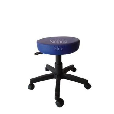 Imagem de Cadeira Mocho Sem Encosto Regulagem Altura Rodízio Corano - Sintonia F