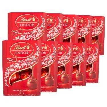Imagem de Bombom De Chocolate Suiço, Lindt Lindor, 10 Caixas De 37G, Bombom