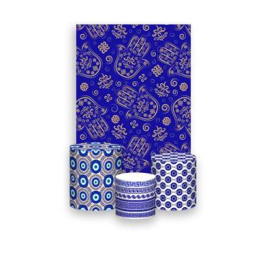 Imagem de Painel De Festa Vertical 1,50 x 2,20 + Trio De Capas Cilindro - Olho G