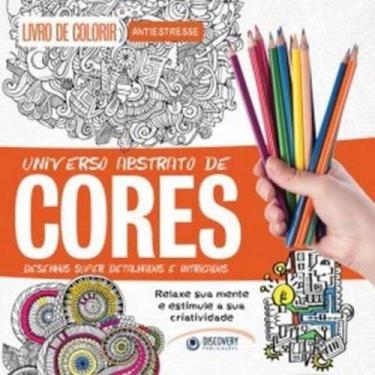 Imagem de Livro de Colorir Universo Abstrato de Cores - Discovery