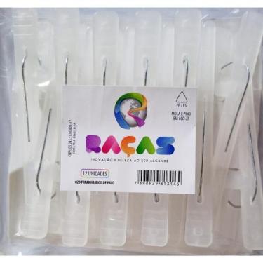 Imagem de Kit Bico De Pato Plástico/Salão Para Cabelo - presilhas, Transparente
