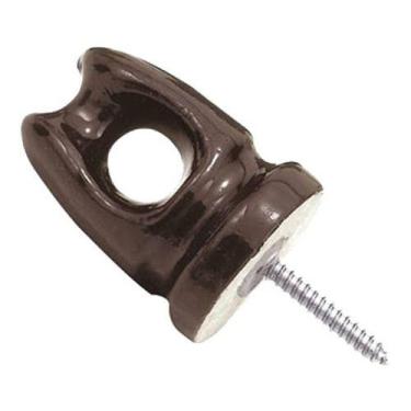 Imagem de Passador de Fios Elétricos De Porcelana Isolador Tipo Pimentão - NM FE