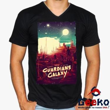 Imagem de Camiseta Guardiões da Galáxia 100% Algodão  Guardians of The Galaxy Ge