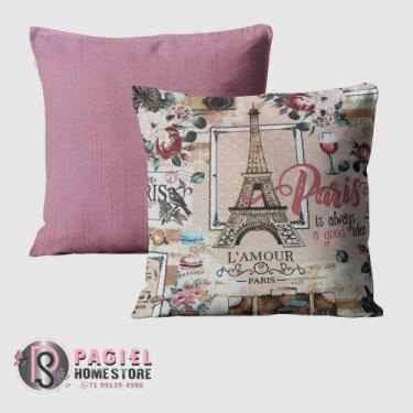 Imagem de Kit Com 2 Capas P/ almofada 40cmx40cm - Pagiel HomeStore