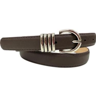 Imagem de Cinto Feminino Casual Meia Lua material sintético C-5019 - shr, Café