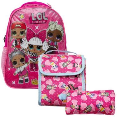 Imagem de Mochila Escolar Menina Juvenil LOL Surprise Costas Toys 2U