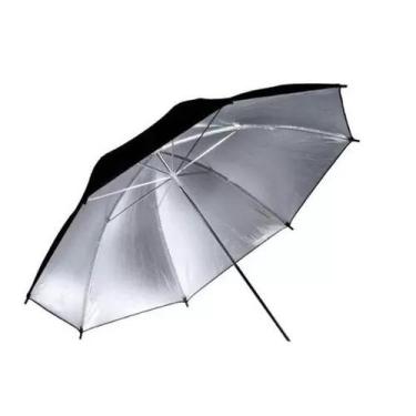 Imagem de Sombrinha Rebatedora Prateada Prata 108cm - YR59 - Markotec