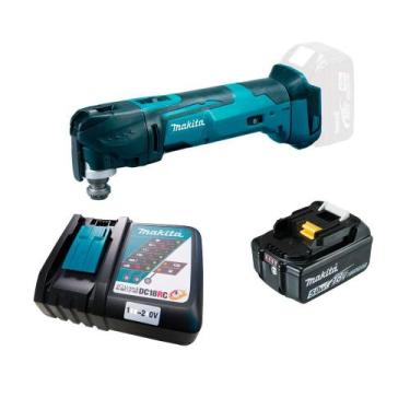 Imagem de Multiferramenta Oscilante 18V DTM51Z Bateria 5Ah Biv Makita