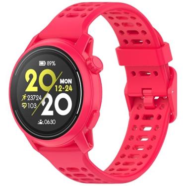 Imagem de hengkang Pulseiras de relógio de 22 mm adequadas para COROS PACE 3, mulheres e homens, pulseiras de substituição de silicone de liberação rápida para smartwatch COROS APEX 46 mm/COROS APEX PRO