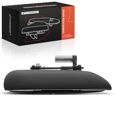 Imagem de A-Premium Maçaneta da porta externa do lado do passageiro dianteiro direito compatível com Honda Fit 2009 2010 2011 2012 2013, preto preparado, substituição # 72140-TK6-A01ZE, 72140-TK6-A21