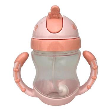 Imagem de Copo Bebê Transição e Treinamento Rosa Alça Anatômico 240ml  - Western