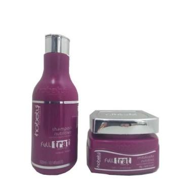 Imagem de Kit Hobety Fulltrat Revitalizador Shampoo 300Ml Máscara 300G