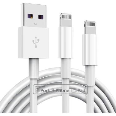 Imagem de Cabo carregador TUMABER com certificação Apple MFi para iPhone, 3 pés,