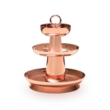 Imagem de Fruteira 3 andares com alça Stacks Cobre - St James