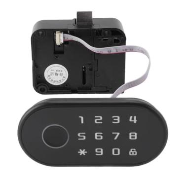 Imagem de Fechadura de Gaveta Sem Chave Com Senha de Impressão Digital, Porta Usb, Material de Liga de Zinco Abs para Gaveta de Arquivo de Guarda-roupa