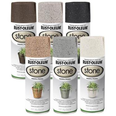 Imagem de Spray Efeito Pedra Decorativo Rust Oleum - Escolha A Cor, Marrom