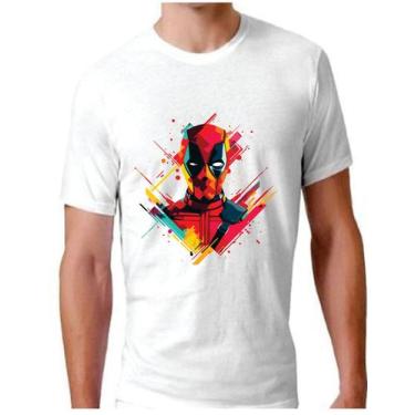 Imagem de Camiseta Básica unissex 100% Algodão Deadpool - Urban Vibes, Branco, G