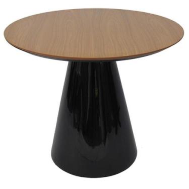 Imagem de Mesa de Jantar Cone 150 cm Base Preta - Outros, Freijó