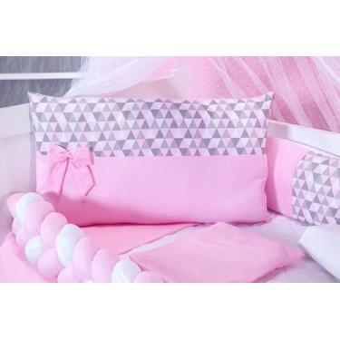 Imagem de Kit Berço Americano 11 Peças Com Mosquiteiro e Trança - LuckBaby, Tria