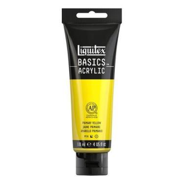 Imagem de Tinta Acrílica Liquitex Basics 118ml 410 Primary Yellow, Basics